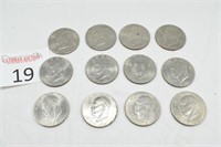 (12) Liberty Silver Dollars (1971-76)