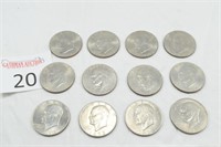 (12) Liberty Silver Dollars (1971-76)