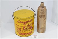 Campbell Coffee Tin & German Jug