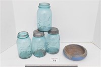 Blue Ball Jars