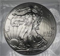 2011 US Silver Eagle 1oz Fine $1 Coin BU