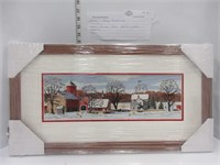 PICTURE: FRAMED CROSS STITCH