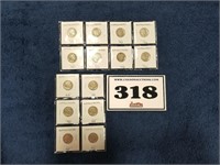14 Buffalo Nickels 1919 - 1936