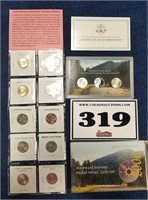 13 collectible nickels