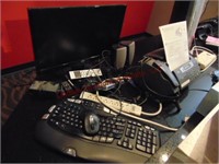 HP fax 1010, HP monitor, keyboard, mouse,