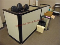 (2) Office Cubicles: Approx 100x26x41