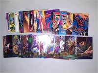 Lot of 50 Assorted Marvel Trading cards