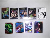 Lot of 9 Marvel Insert / Parallel cards