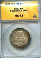 1892 Columbian Expo U.S. Half Dollar - ANACS