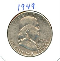 1950 Franklin Silver Half Dollar