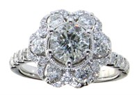 14kt Gold 1.91 ct Round Brilliant Diamond Ring