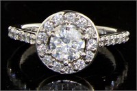 14kt Gold Brilliant 1.25 ct Diamond Solitaire Ring