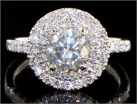 14kt Gold Round Brilliant 1.80 ct Diamond Ring