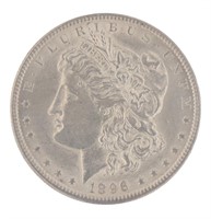 1896 Phildelphia AU Morgan Silver Dollar