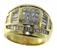 18kt Gold Incredible 2.75 ct VS Diamond Ring