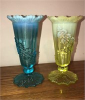 Blue/Green Vases