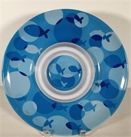 Blue and White Melamine Party Tray