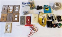 Assortment of Electrical Hardware and Tester