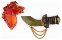 Rare Bakelite jewelry, from the Breckel collection