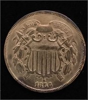 1866 2 Cent Piece