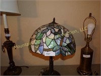 Tiffany Inspired Lamp - 24" Tall