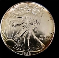 BB 1988 American Eagle .999  One  Ounce Silver