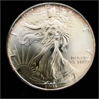 BB 1995 American Eagle .999 Silver Dollar