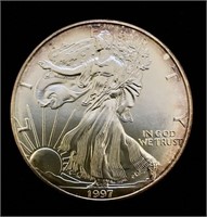 BB 1997 American Eagle Silver Dollar .999 Fine