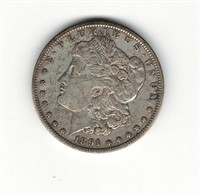 BB 1891-O VF Morgan Silver Dollar