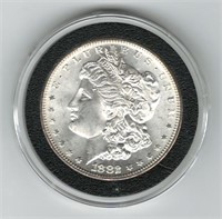 BB 1882-S Morgan Silver Dollar UNC