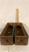 2 Singer sewing machine drawers