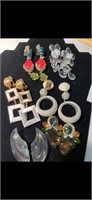 Jewelry lot, clip ons