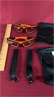 Safety glasses, 2 pair