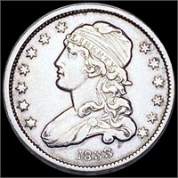 1833 Capped Bust Quarter XF