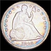 1846 Seated Liberty Dollar CLOSELY UNCIRCULATED