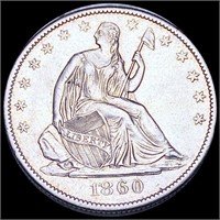 1860-O Seated Half Dollar UNCIRCULATED