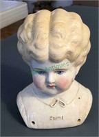German doll head - circa 1860 - made in Germany