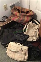 Lot of ladies handbags, satchels, Jacqueline