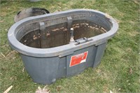 100 GALLON WATER TROUGH AND SMALL ONE WITH FLOATS