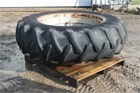 18.4X38 DUAL TIRE & RIM