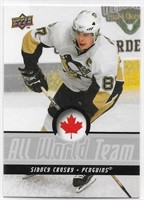 Sidney Crosby Upper Deck All World Team card