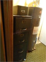4-Drawer Metal Filing Cabinet & Small File Box