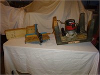 Craftsman Router w/Table & Miter Saw w/stand