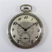 HAMILTON POCKET WATCH - 1927 - 19j - 12s