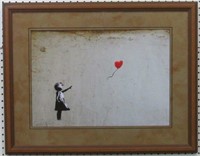 Girl With Balloon by Graffiti Artist Banksy