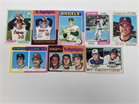 (8) Nolan Ryan Baseball Cards