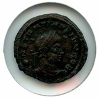 Obverse: Constantine II 337AD-340AD "CONSTANTINVS