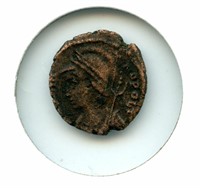 Roman Commemorative Bronze Coin 307AD-361AD,