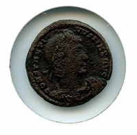 Ancient Roman Coin - Constantius II? With GLORIA