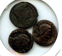 3 Ancient Roman Coins